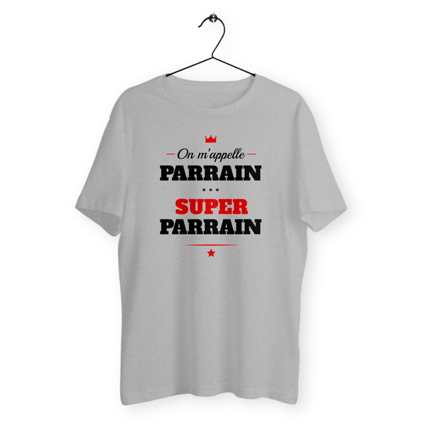 T-shirt homme col rond - Super parrain