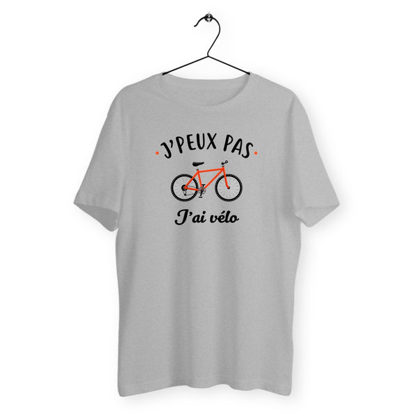 T-shirt homme col rond - J'peux pas j'ai vélo