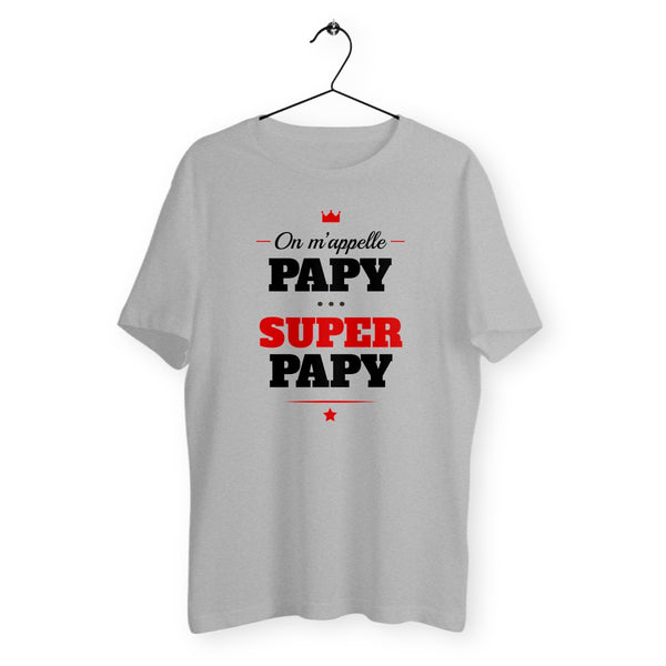 T-shirt homme col rond - Super papy