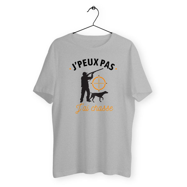 T-shirt homme col rond - J'peux pas j'ai chasse