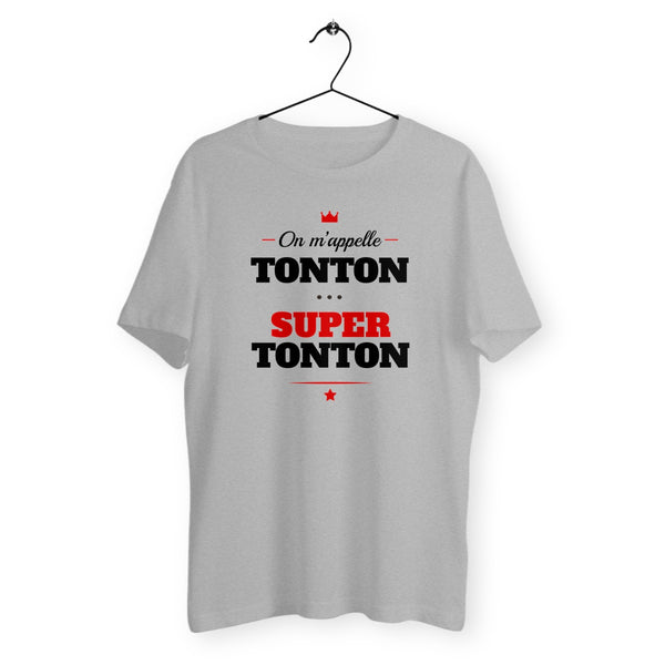 T-shirt homme col rond - Super tonton