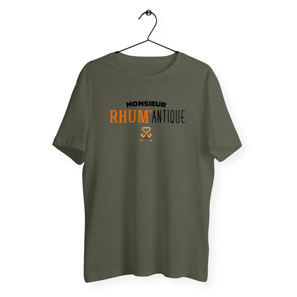 T-shirt homme col rond - Monsieur Rhum'antique