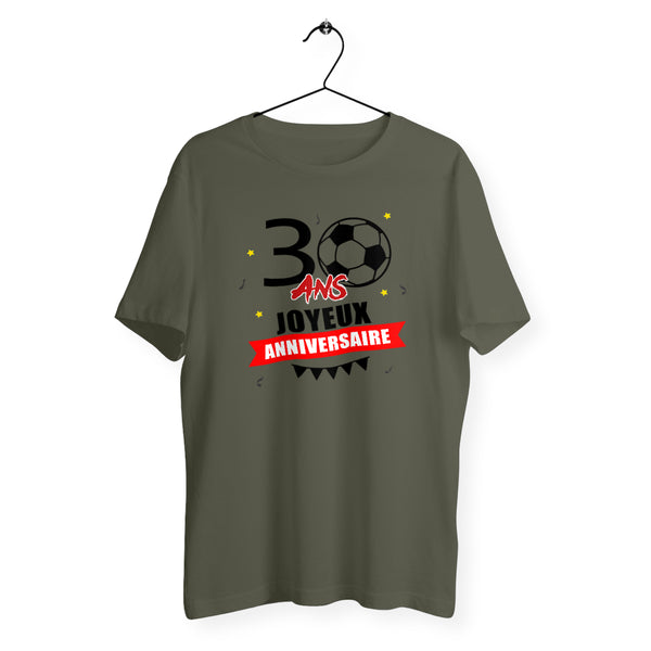 T-shirt homme col rond - 30 ans anniversaire foot