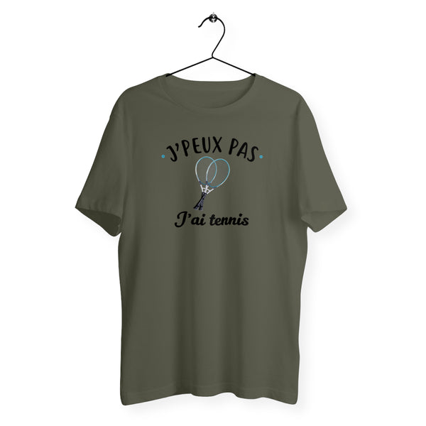 T-shirt homme col rond - J'peux pas j'ai tennis