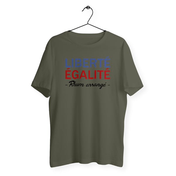 T-shirt homme - Liberté égalité rhum arrangé