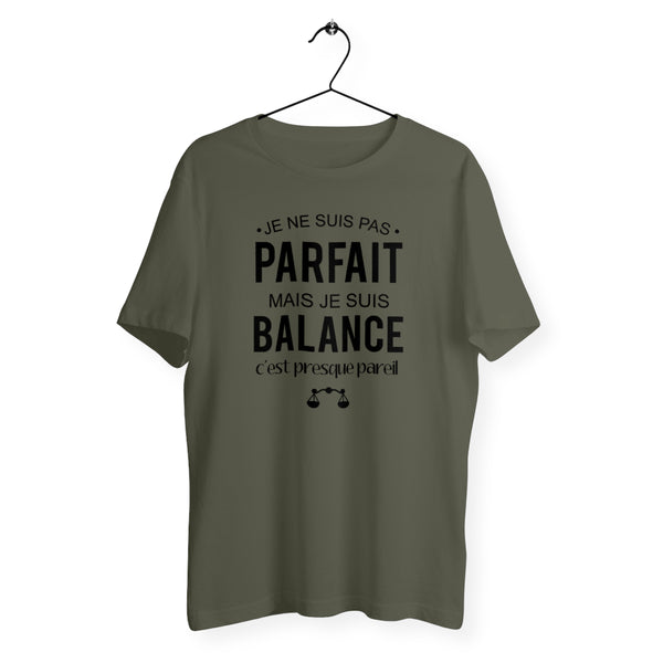 T-shirt homme col rond - Pas parfait mais balance