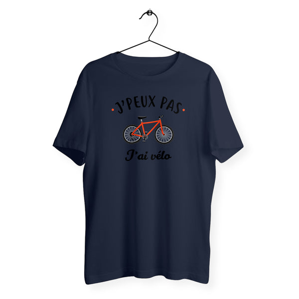 T-shirt homme col rond - J'peux pas j'ai vélo