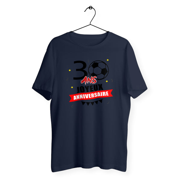 T-shirt homme col rond - 30 ans anniversaire foot