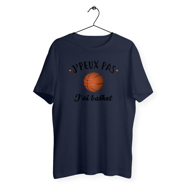 T-shirt homme col rond - J'peux pas j'ai basket