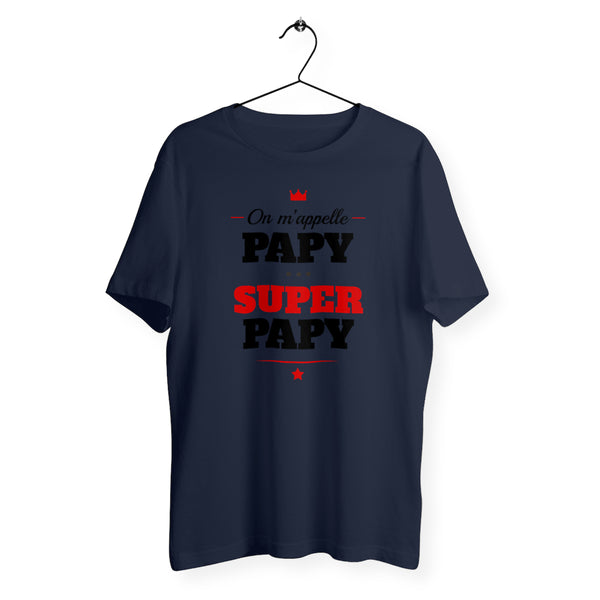 T-shirt homme col rond - Super papy