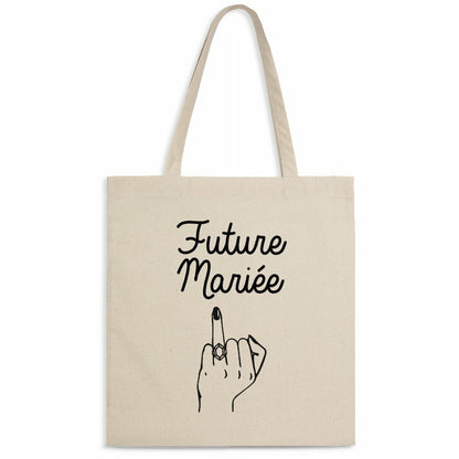 Totebag Future Mariée bague fiançailles