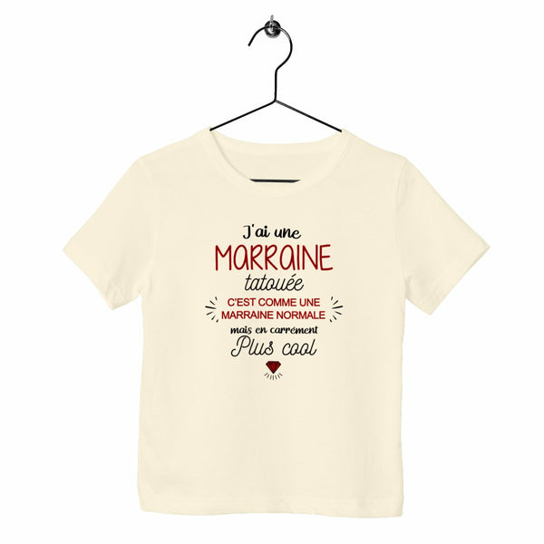 T-shirt enfant - J'ai une marraine tatouée