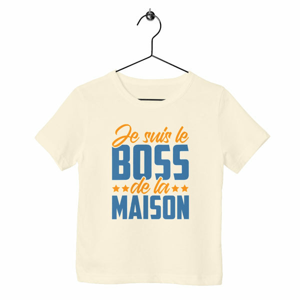 T-shirt enfant - Je suis le boss de la maison