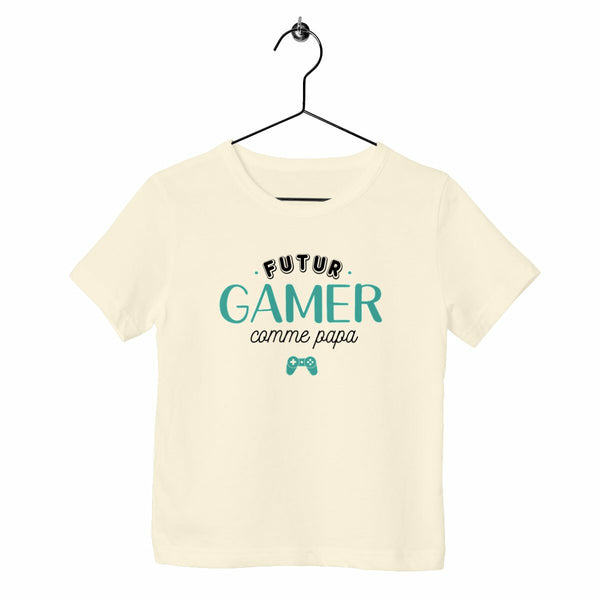 T-shirt enfant - Futur gamer comme papa