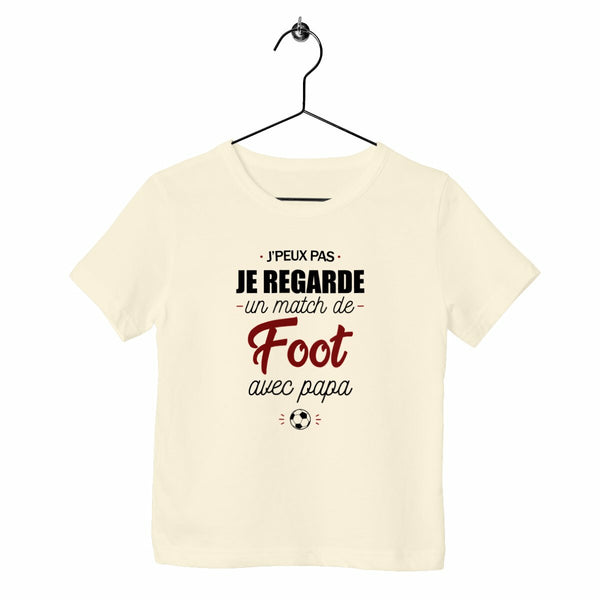 T-shirt enfant - Le foot avec papa