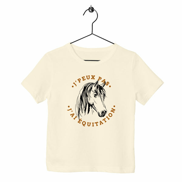 T-shirt enfant - J'peux pas j'ai équitation