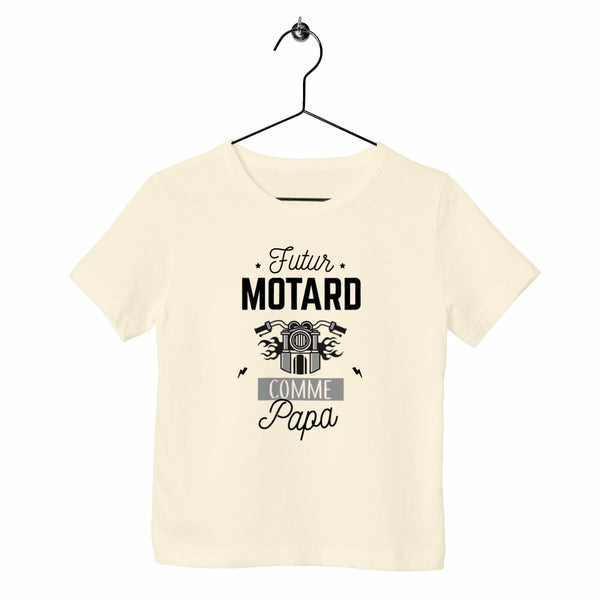 T-shirt enfant - Futur motard comme papa