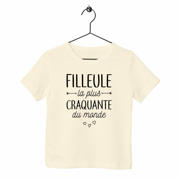 T-shirt Enfant - Filleule la plus craquante