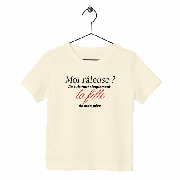 T-shirt enfant - La fille de mon père