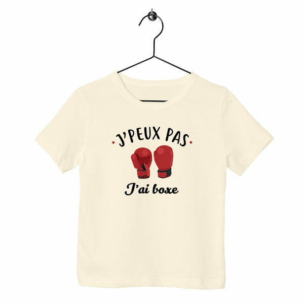 T-shirt enfant - J'peux pas j'ai boxe