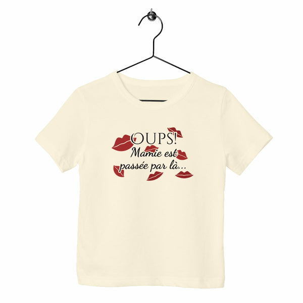 T-shirt enfant - Oups ! Mamie est passée par là...