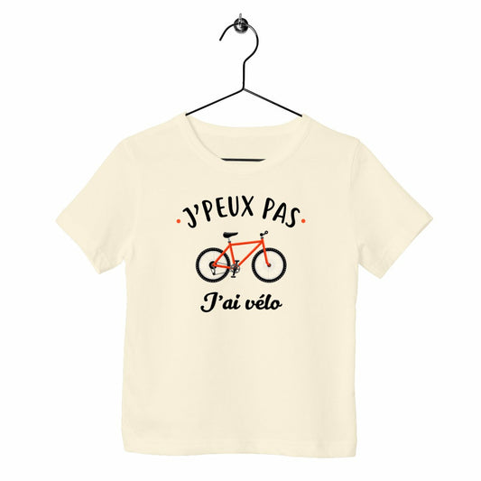 T-shirt enfant - J'peux pas j'ai vélo