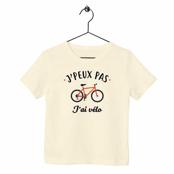 T-shirt enfant - J'peux pas j'ai vélo