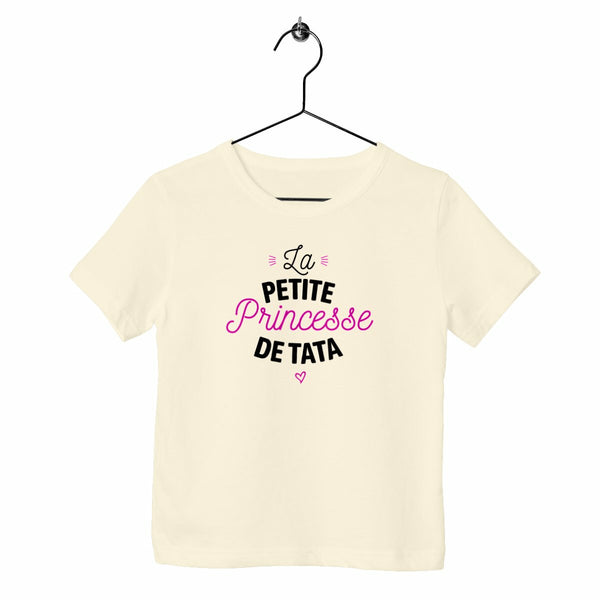 T-shirt enfant - La petite princesse de tata