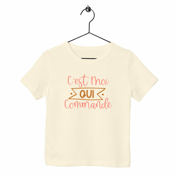 T-shirt enfant - C'est moi qui commande