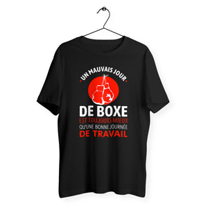 T-shirt homme col rond - Un mauvais jour de boxe