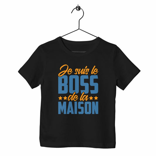 T-shirt enfant - Je suis le boss de la maison