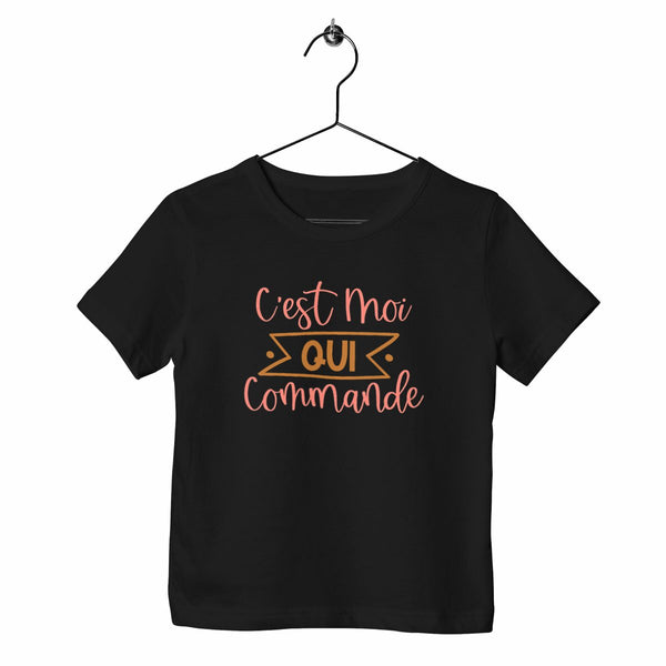 T-shirt enfant - C'est moi qui commande