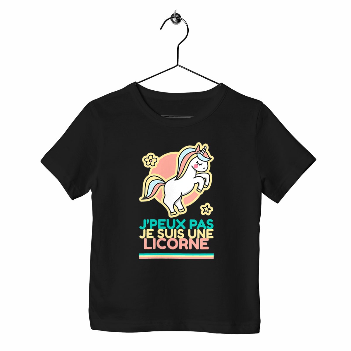 T-shirt Enfant - J`peux pas je suis une licorne