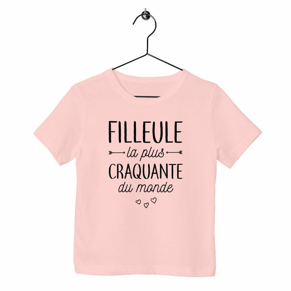 T-shirt Enfant - Filleule la plus craquante