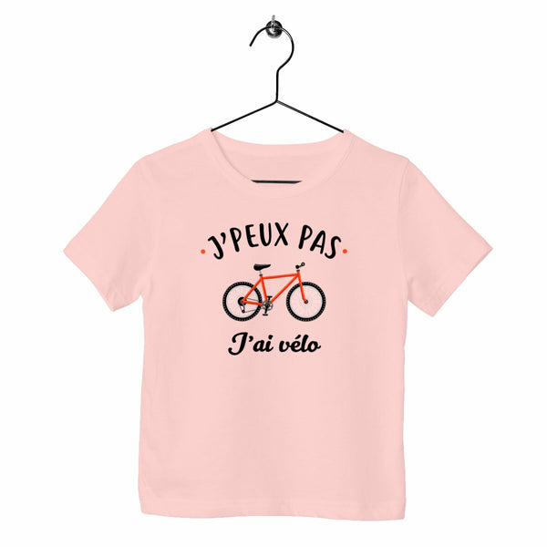 T-shirt enfant - J'peux pas j'ai vélo