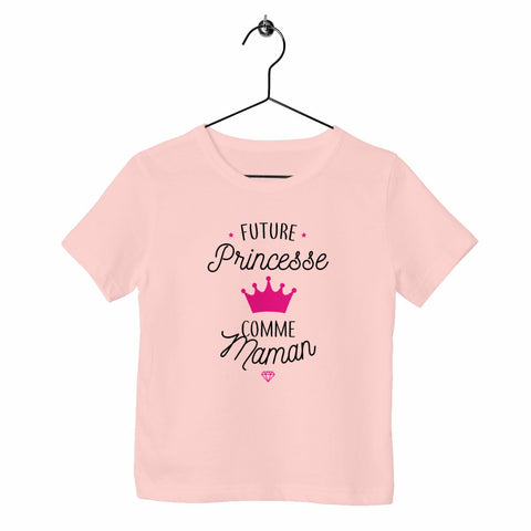 T-shirt enfant - Furure princesse comme maman