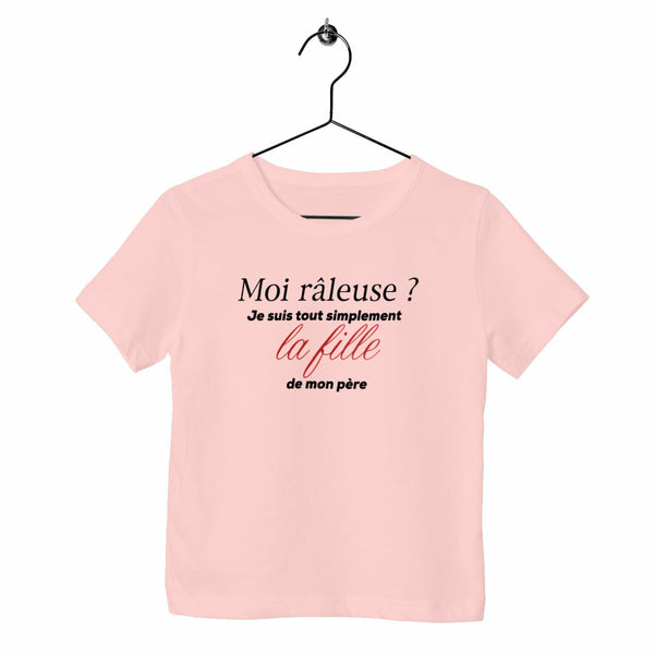 T-shirt enfant - La fille de mon père