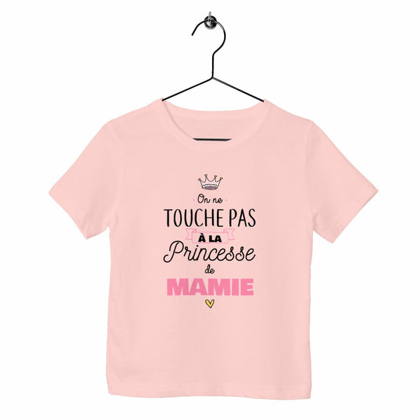 T-shirt enfant - La princesse de mamie