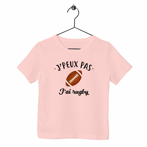 T-shirt enfant - J'peux pas j'ai rugby