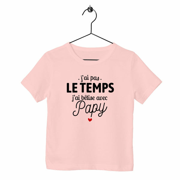 T-shirt enfant - J'ai bêtise avec papy