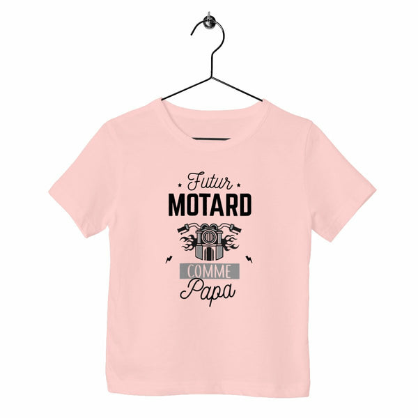 T-shirt enfant - Futur motard comme papa