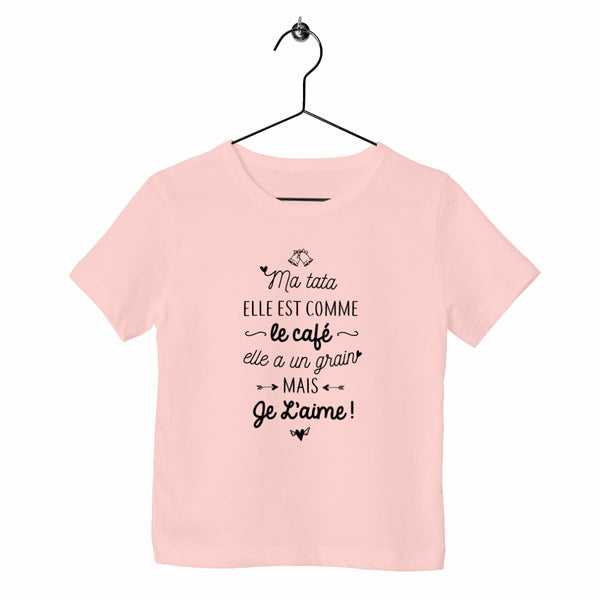 T-shirt enfant - Tata, grain de café