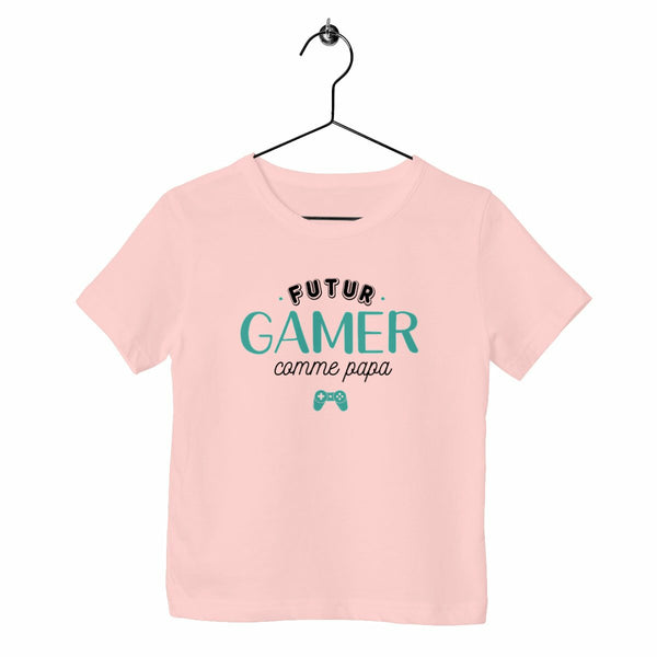 T-shirt enfant - Futur gamer comme papa