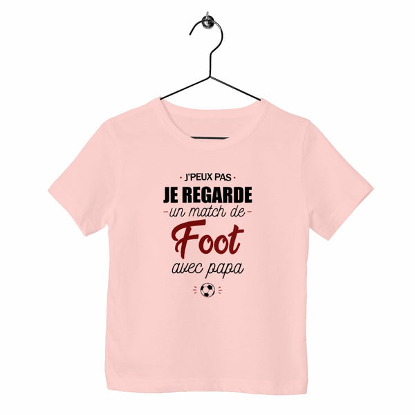 T-shirt enfant - Le foot avec papa