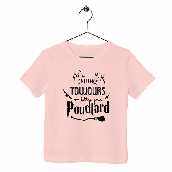 T-shirt enfant - J'attends toujours ma lettre pour Poudlard