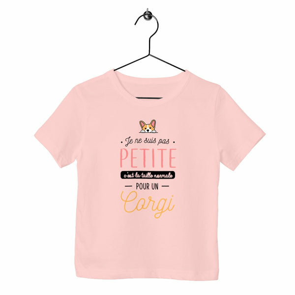 T-shirt enfant - Je ne suis pas petite je suis un corgi