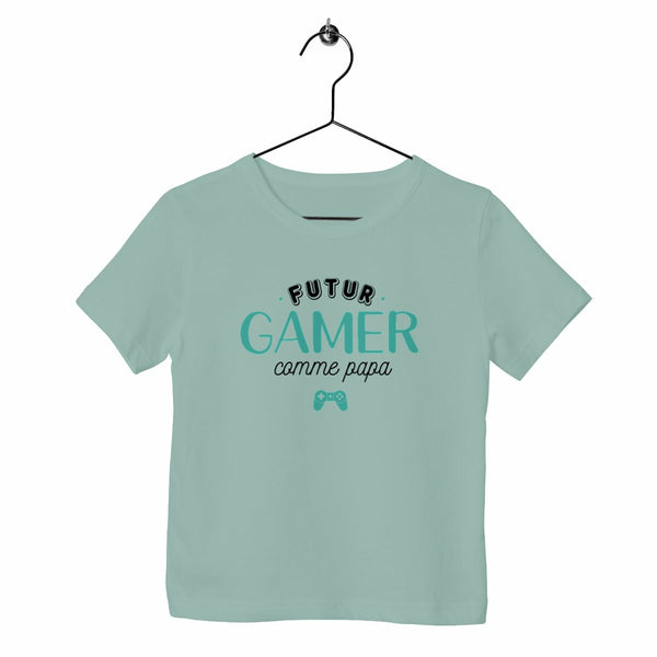 T-shirt enfant - Futur gamer comme papa