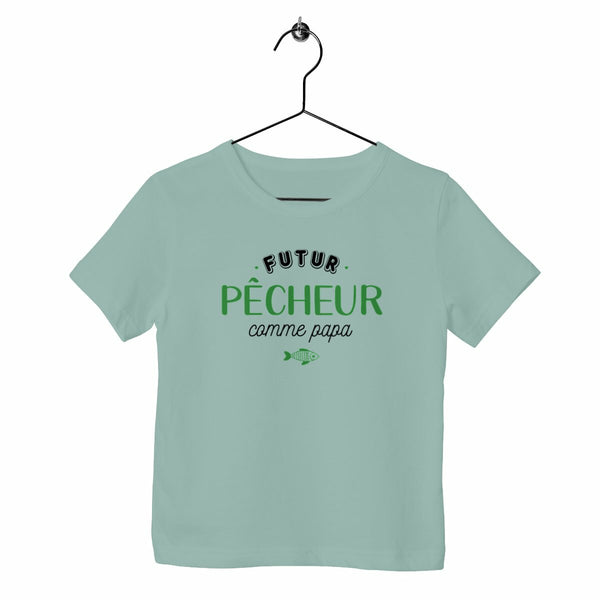 T-shirt enfant - Futur pêcheur comme papa