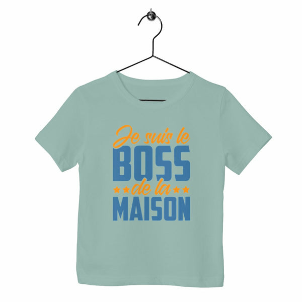 T-shirt enfant - Je suis le boss de la maison