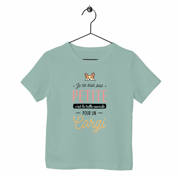 T-shirt enfant - Je ne suis pas petite je suis un corgi